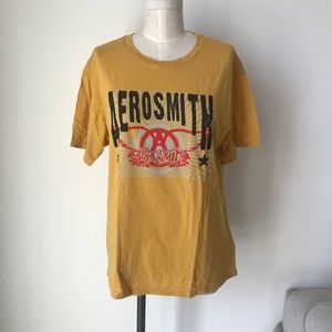 Daydreamer Aerosmith Mustard Tee